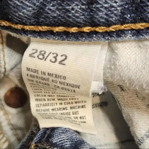 American Eagle Slim Straight Jeans – Size 28/32 - Picture 4 of 5